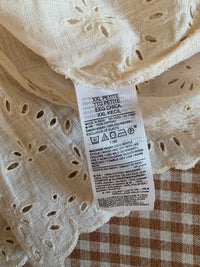 NEW Eyelet Smocked Tank (XXL)