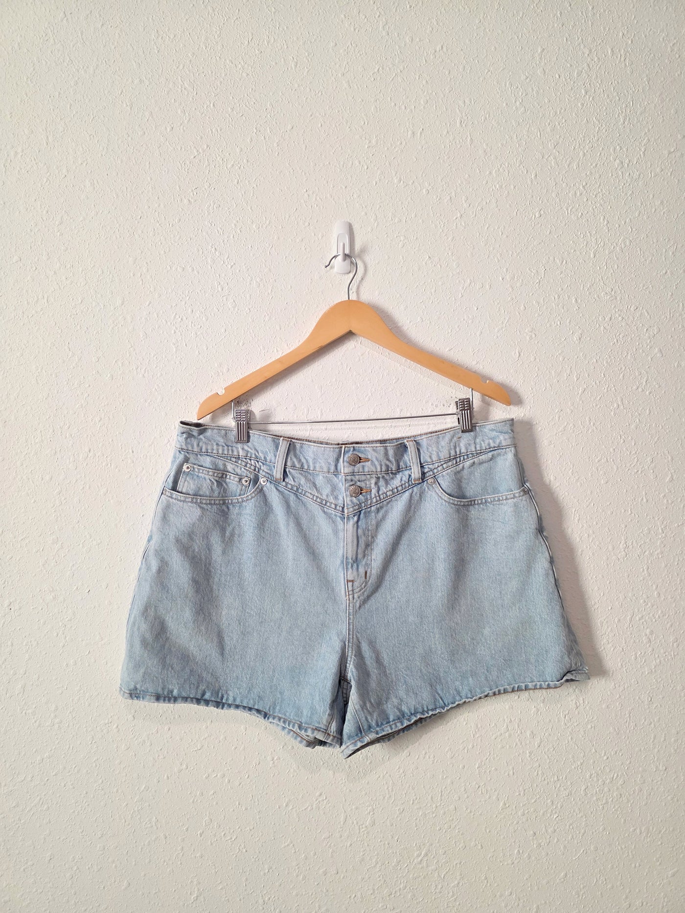 Madewell Light Wash Shorts (33)