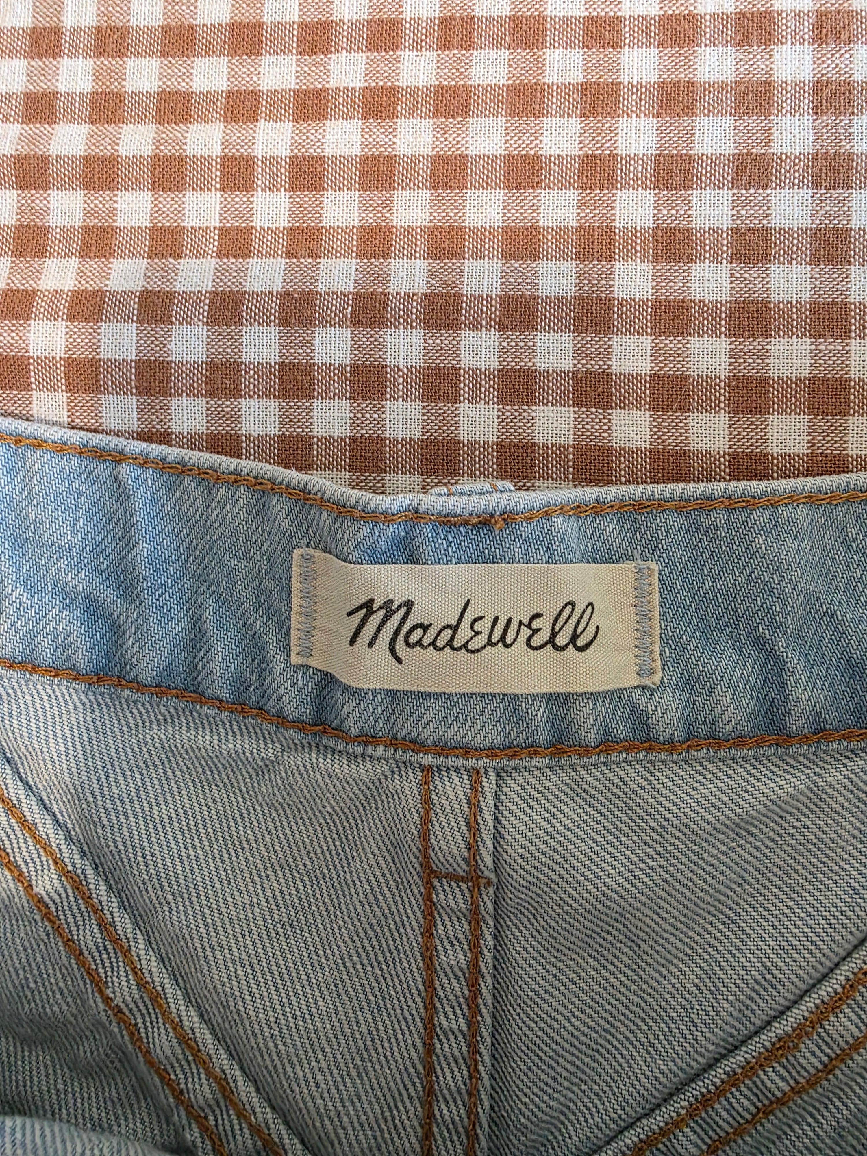 Madewell Light Wash Shorts (33)