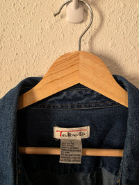 Vintage Denim Button Up Shirt Jacket (L)