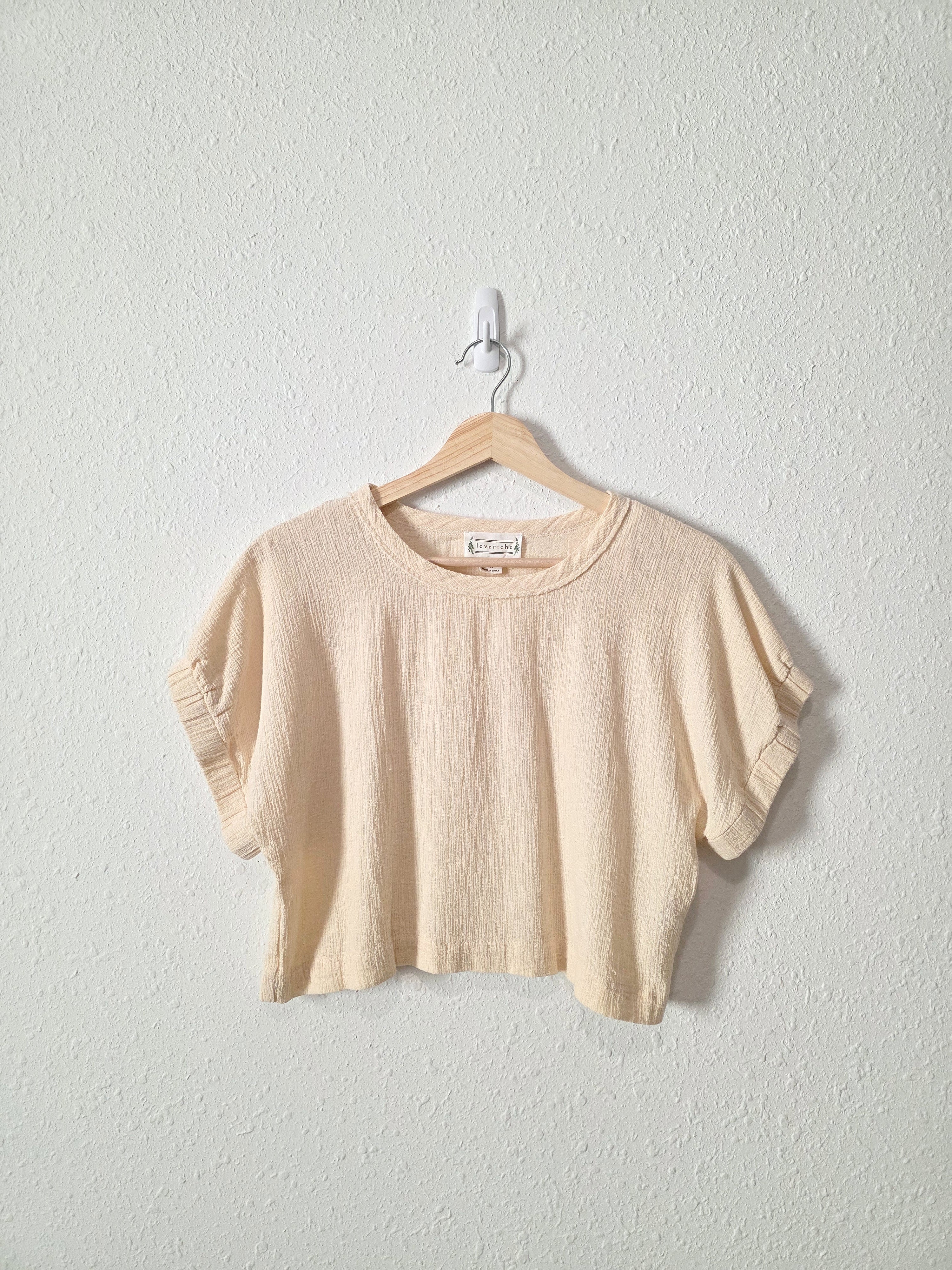 Loveriche Crop Cotton Top (M)