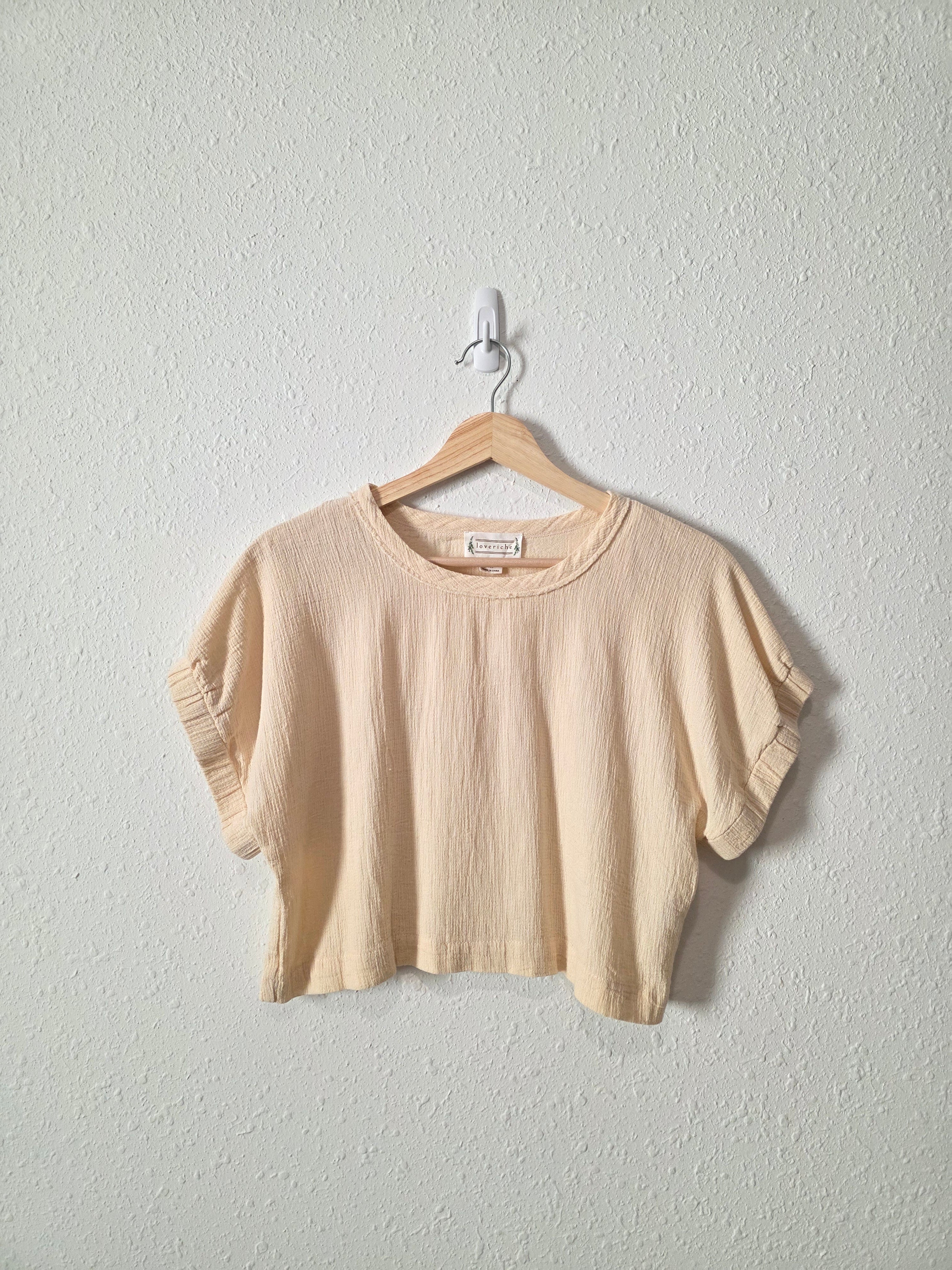 Loveriche Crop Cotton Top (M)