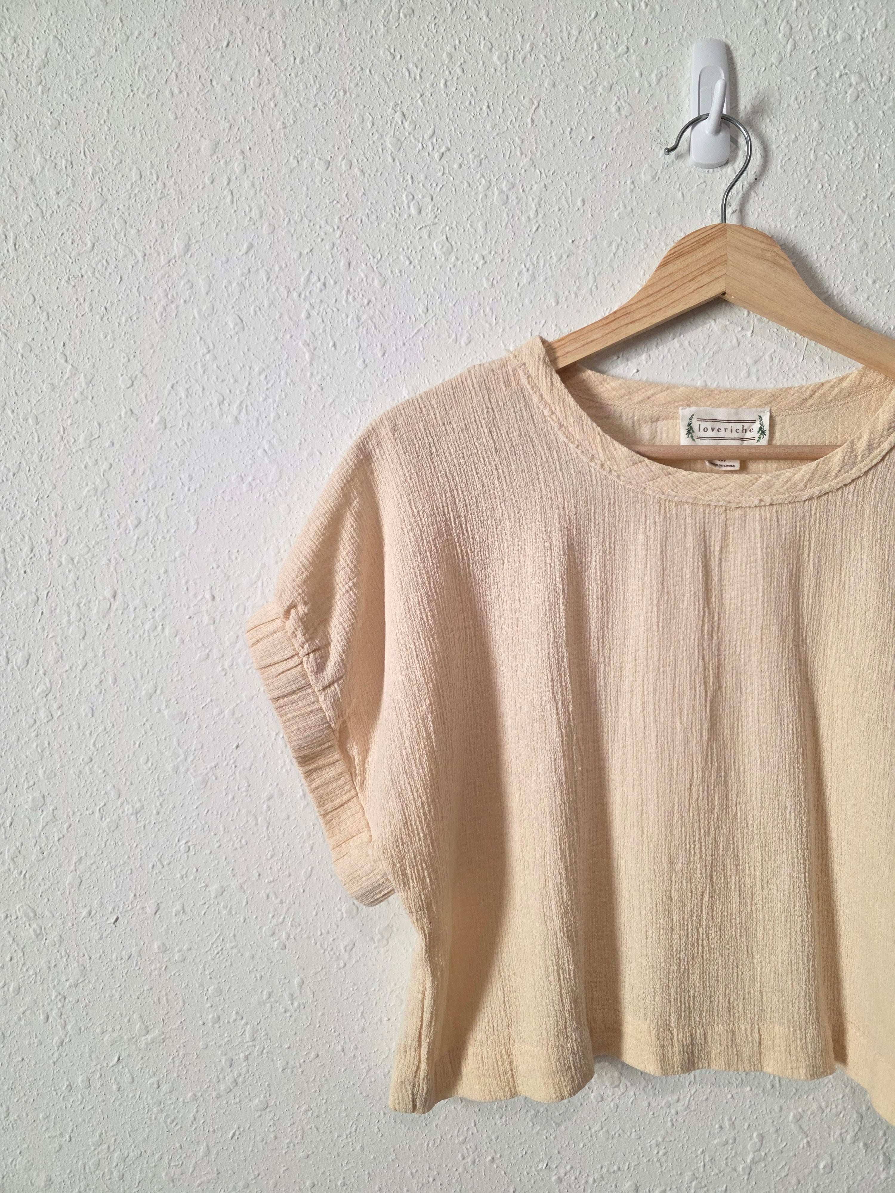 Loveriche Crop Cotton Top (M)