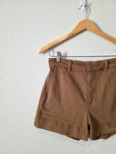 Everlane Brown High Rise Shorts (4)