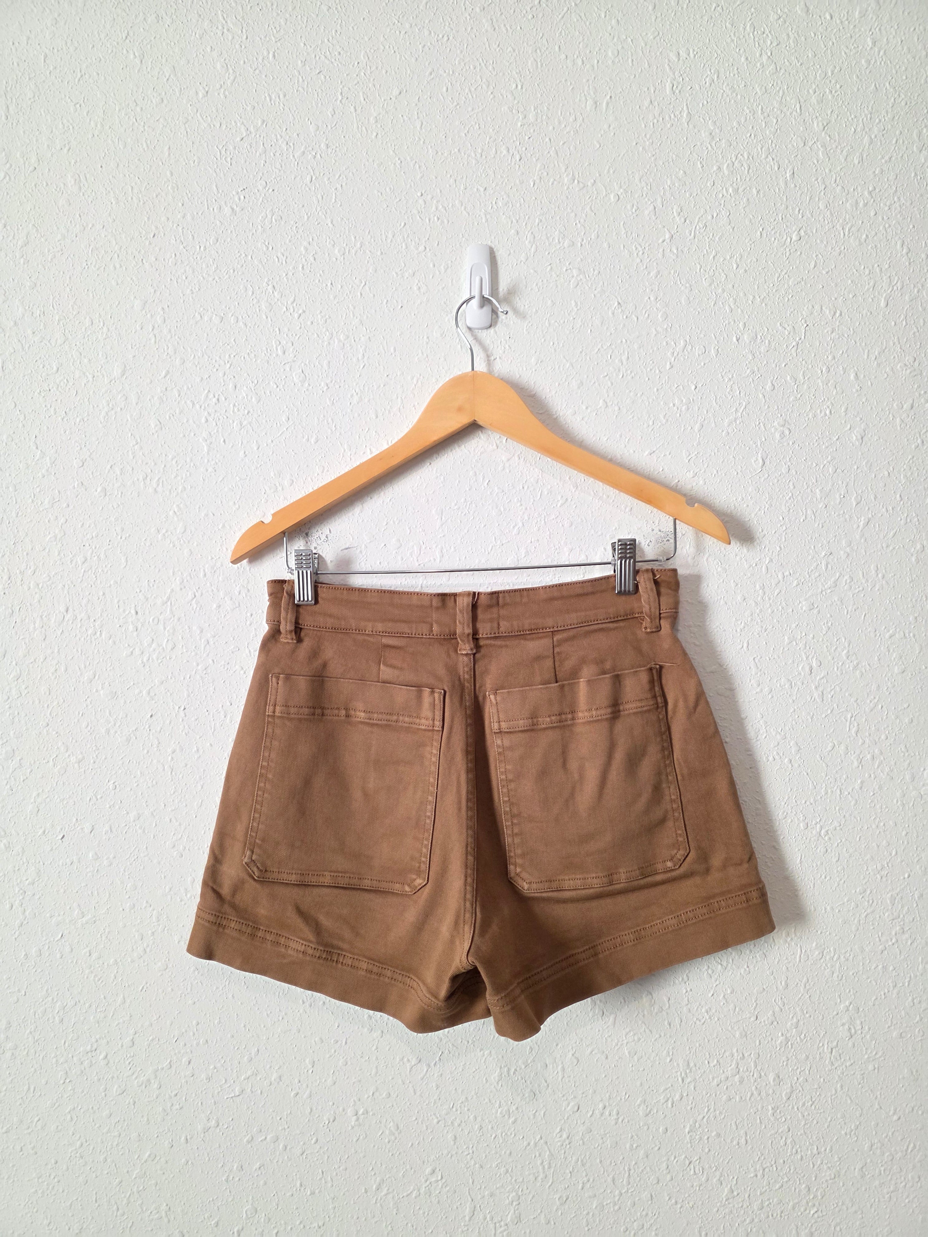Everlane Brown High Rise Shorts (4)