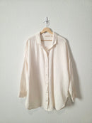 Cotton Gauze Oversized Button Up (XL)