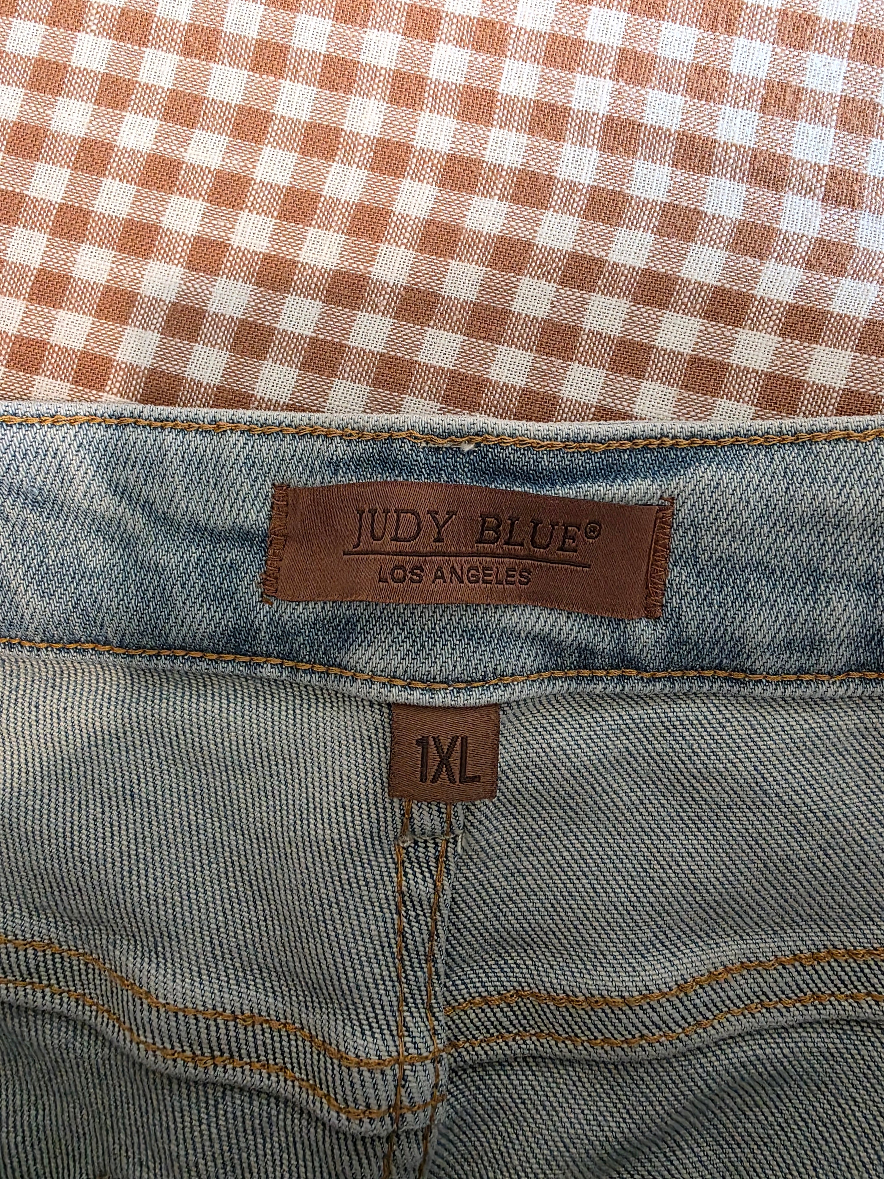 Judy Blue Light Wash Relaxed Shorts (1X)
