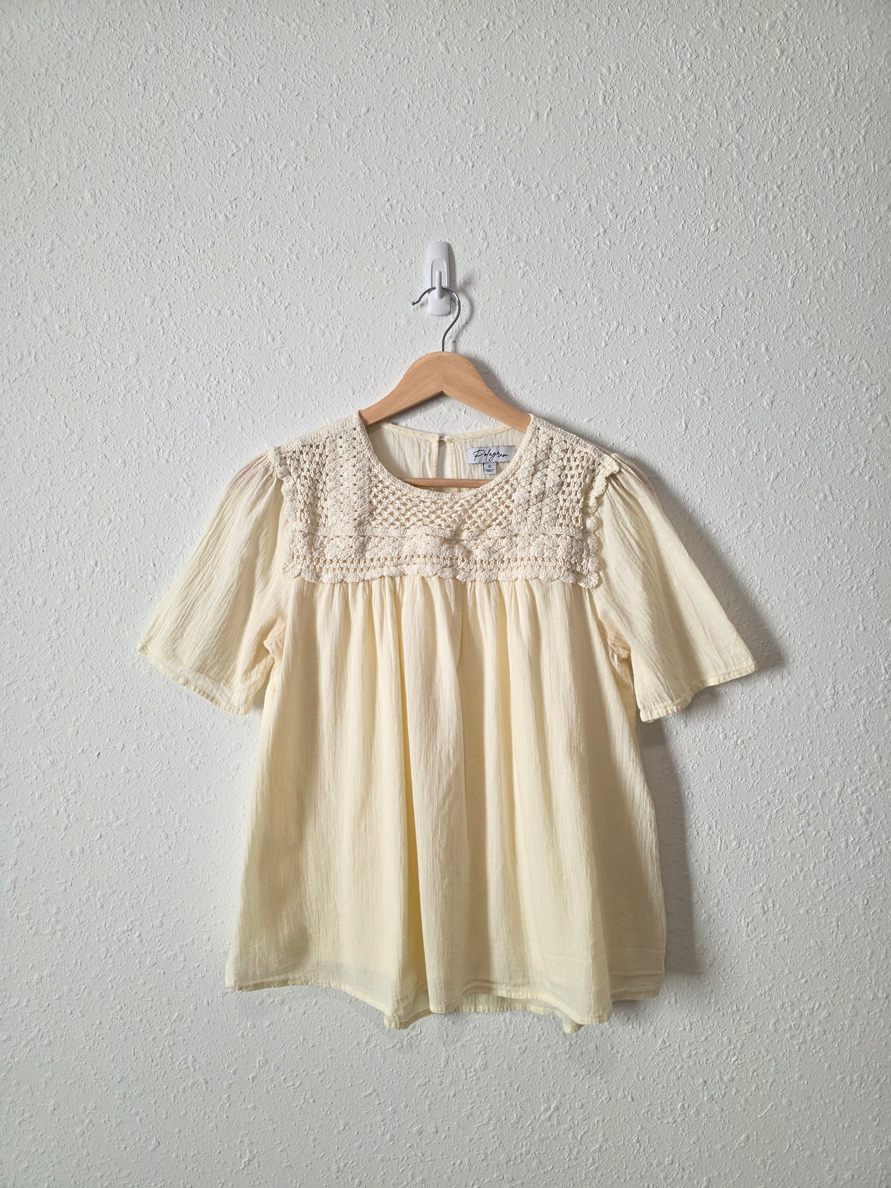 Polagram Crochet Cotton Top (S)