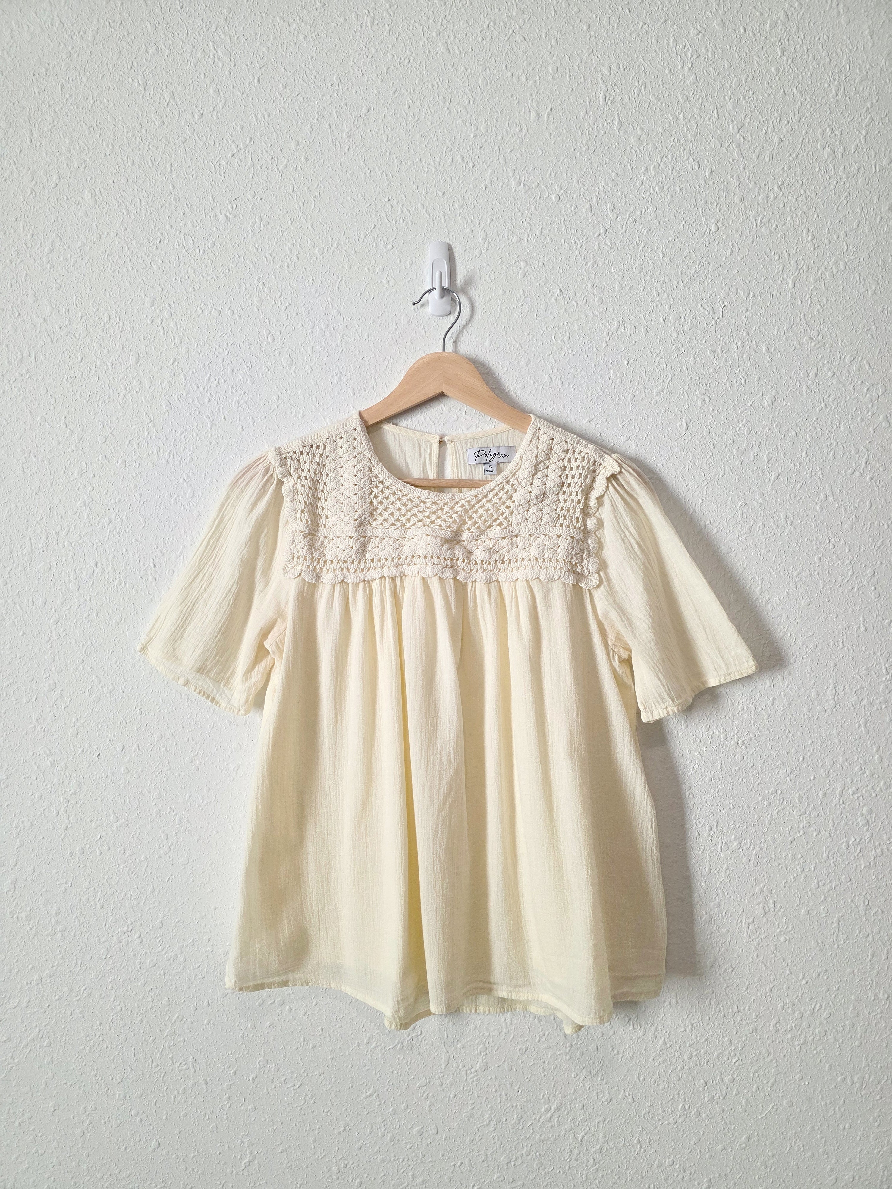Polagram Crochet Cotton Top (S)
