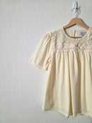 Polagram Crochet Cotton Top (S)