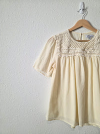 Polagram Crochet Cotton Top (S)
