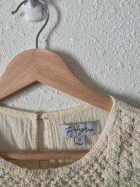 Polagram Crochet Cotton Top (S)