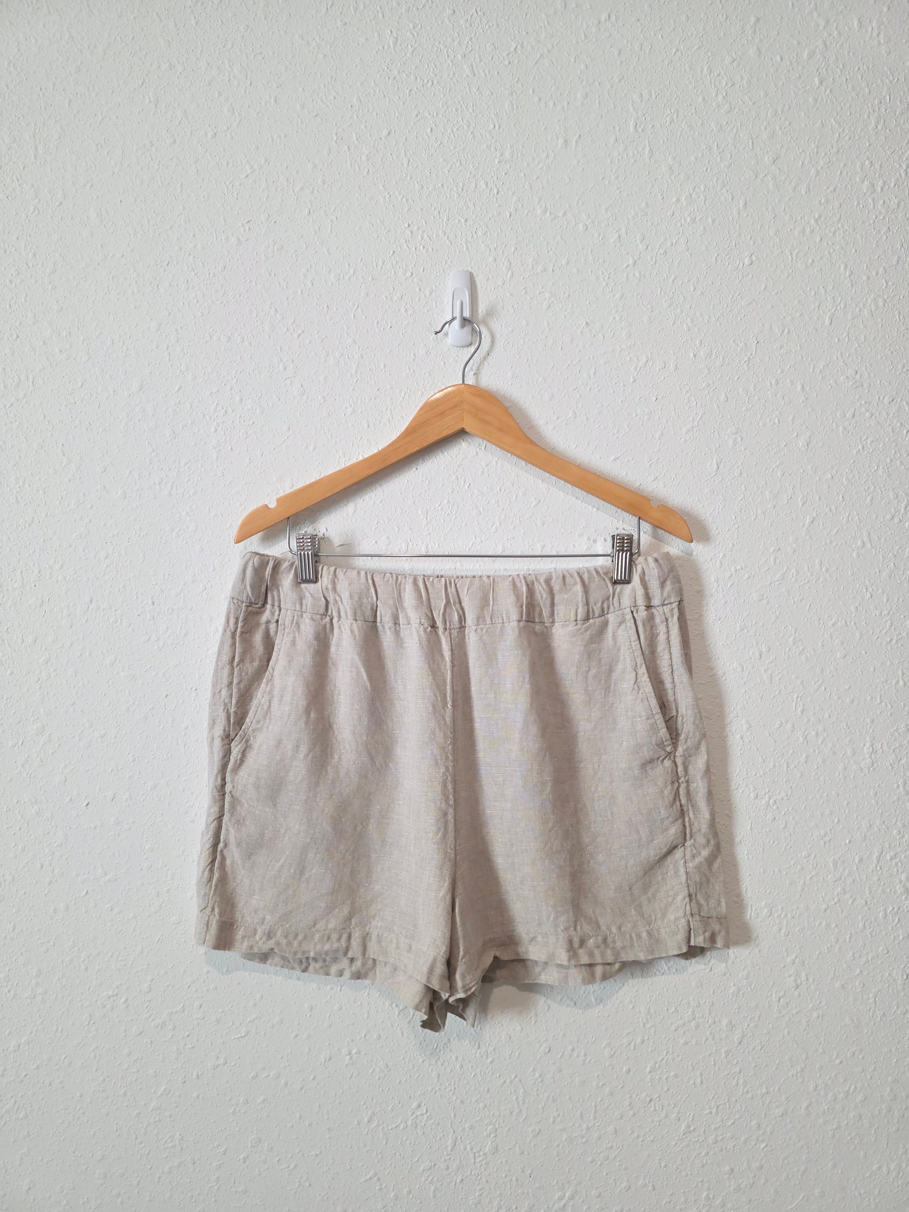 J.Crew Relaxed Linen Shorts (M)