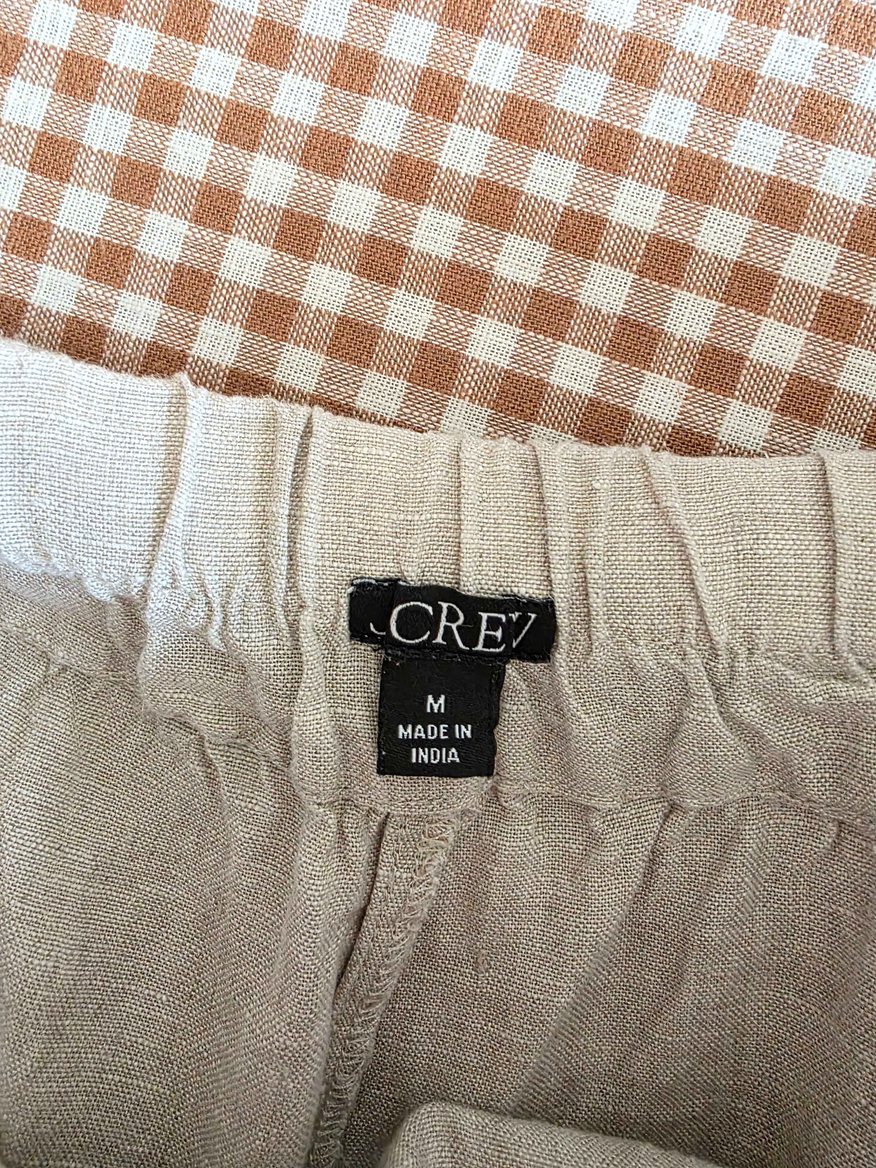 J.Crew Relaxed Linen Shorts (M)