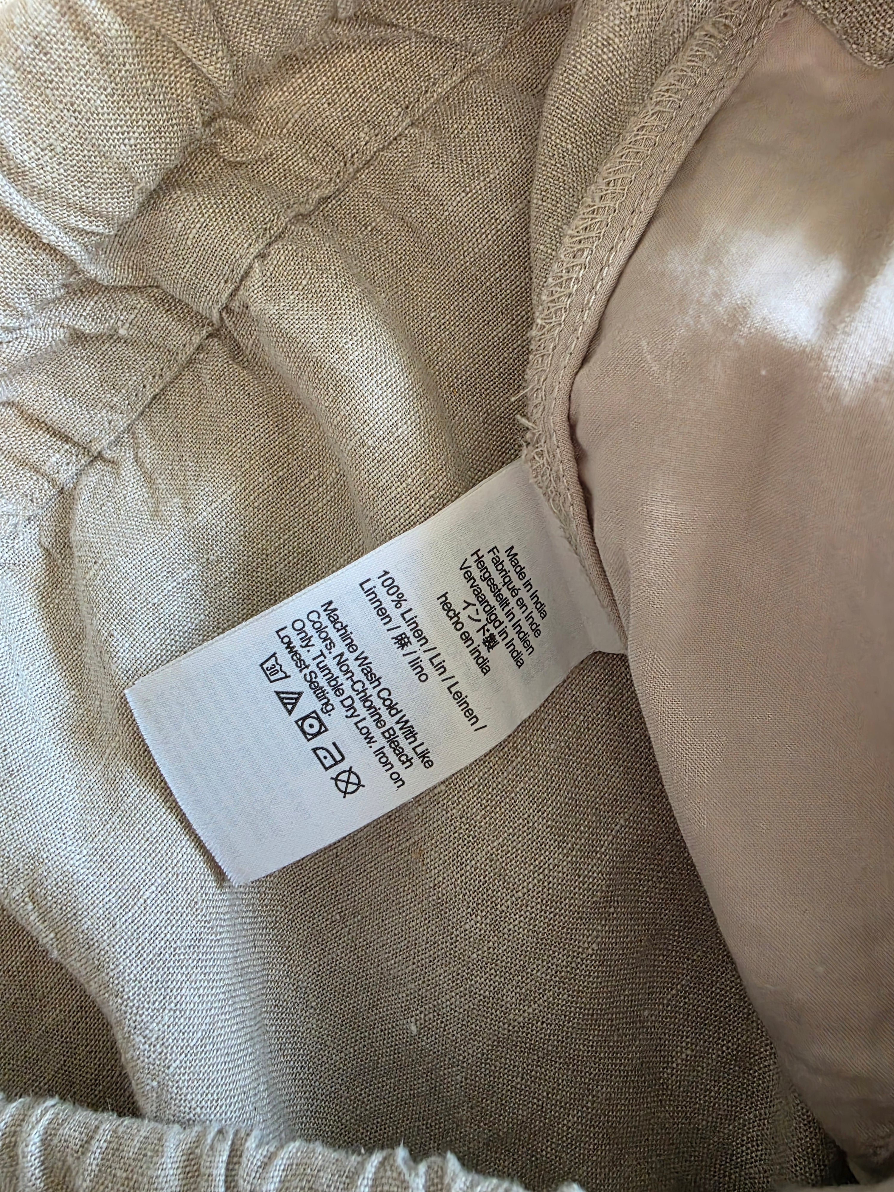 J.Crew Relaxed Linen Shorts (M)