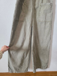Zenana Wide Leg Overalls (L)