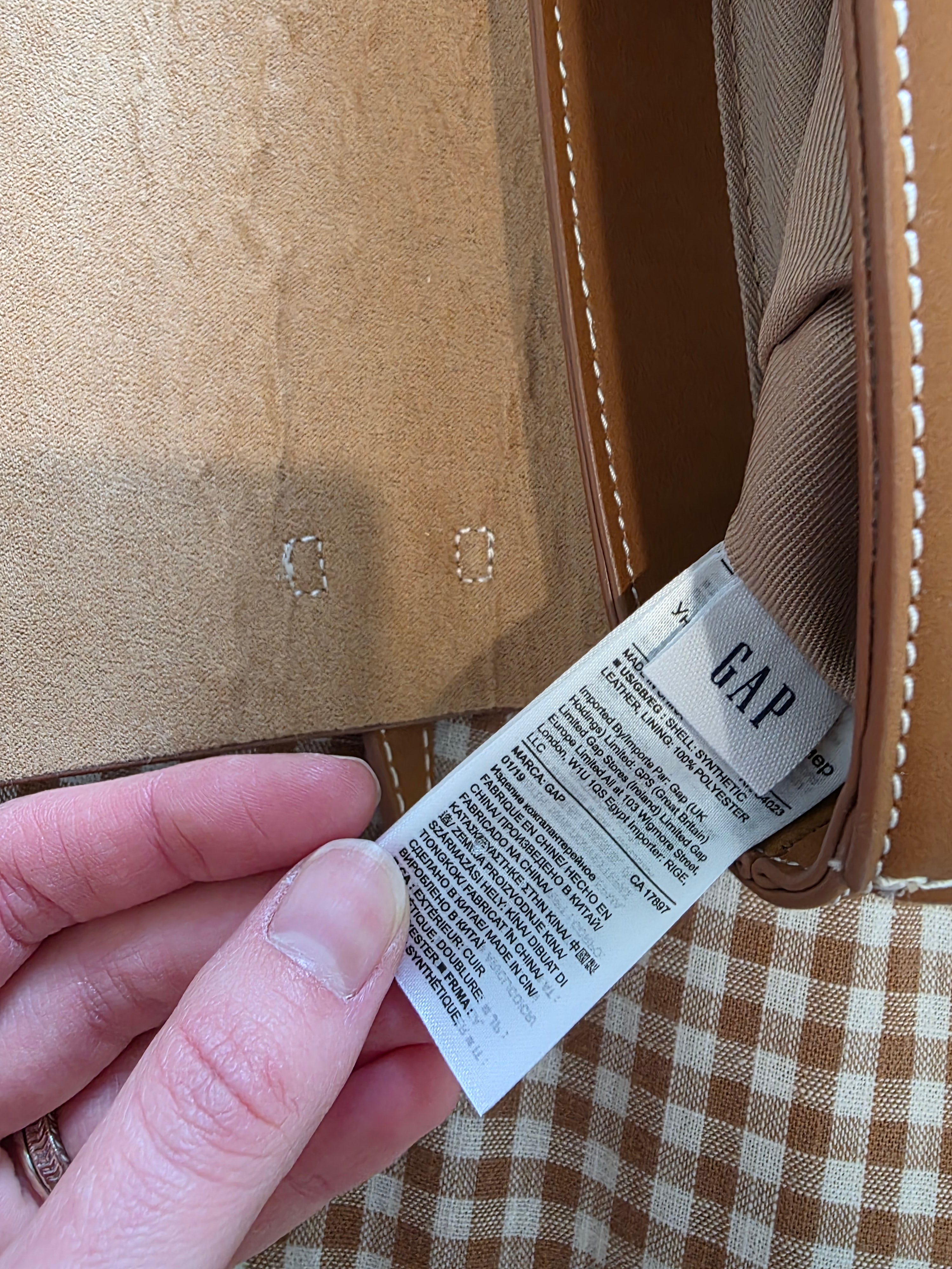 Gap Cognac Crossbody Bag
