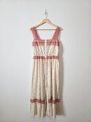 Floral Lace Maxi Dress (L)