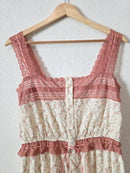 Floral Lace Maxi Dress (L)