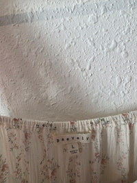 Floral Lace Maxi Dress (L)