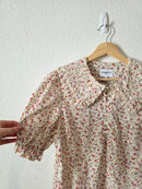 Dainty Floral Collared Blouse (M)