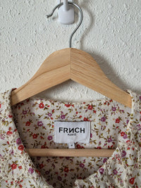 Dainty Floral Collared Blouse (M)