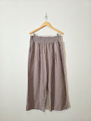 NEW Gingham Wide Leg Pants (XL)