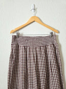 NEW Gingham Wide Leg Pants (XL)
