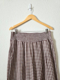 NEW Gingham Wide Leg Pants (XL)