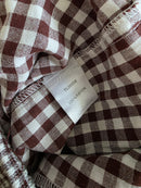 NEW Gingham Wide Leg Pants (XL)