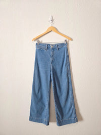 Madewell Wide Leg Crop Jeans (26)