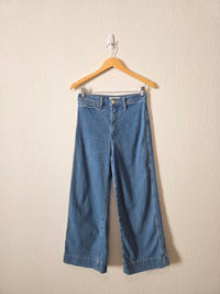 Madewell Wide Leg Crop Jeans (26)