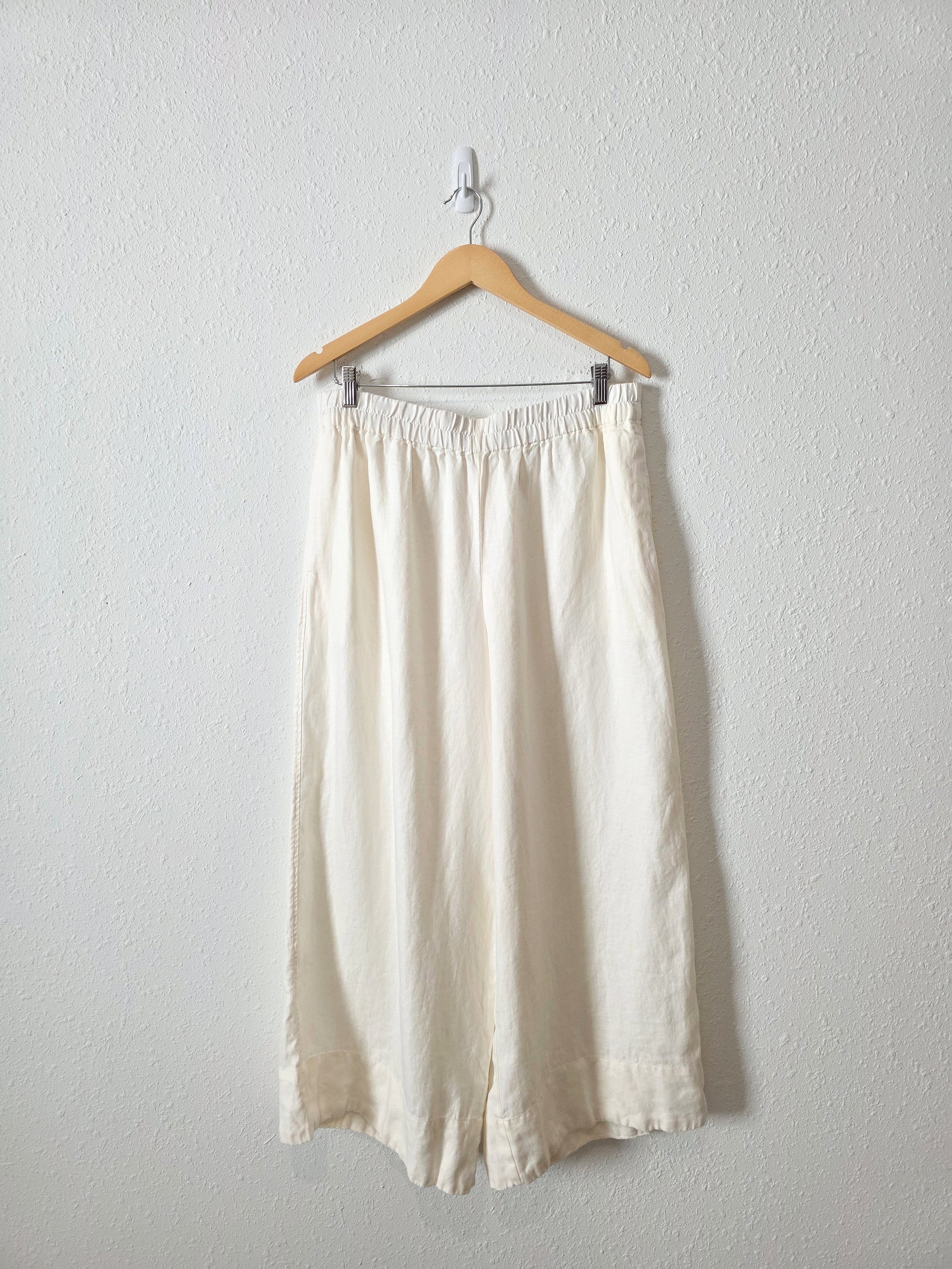 Banana Republic Linen Wide Leg Pants (L)