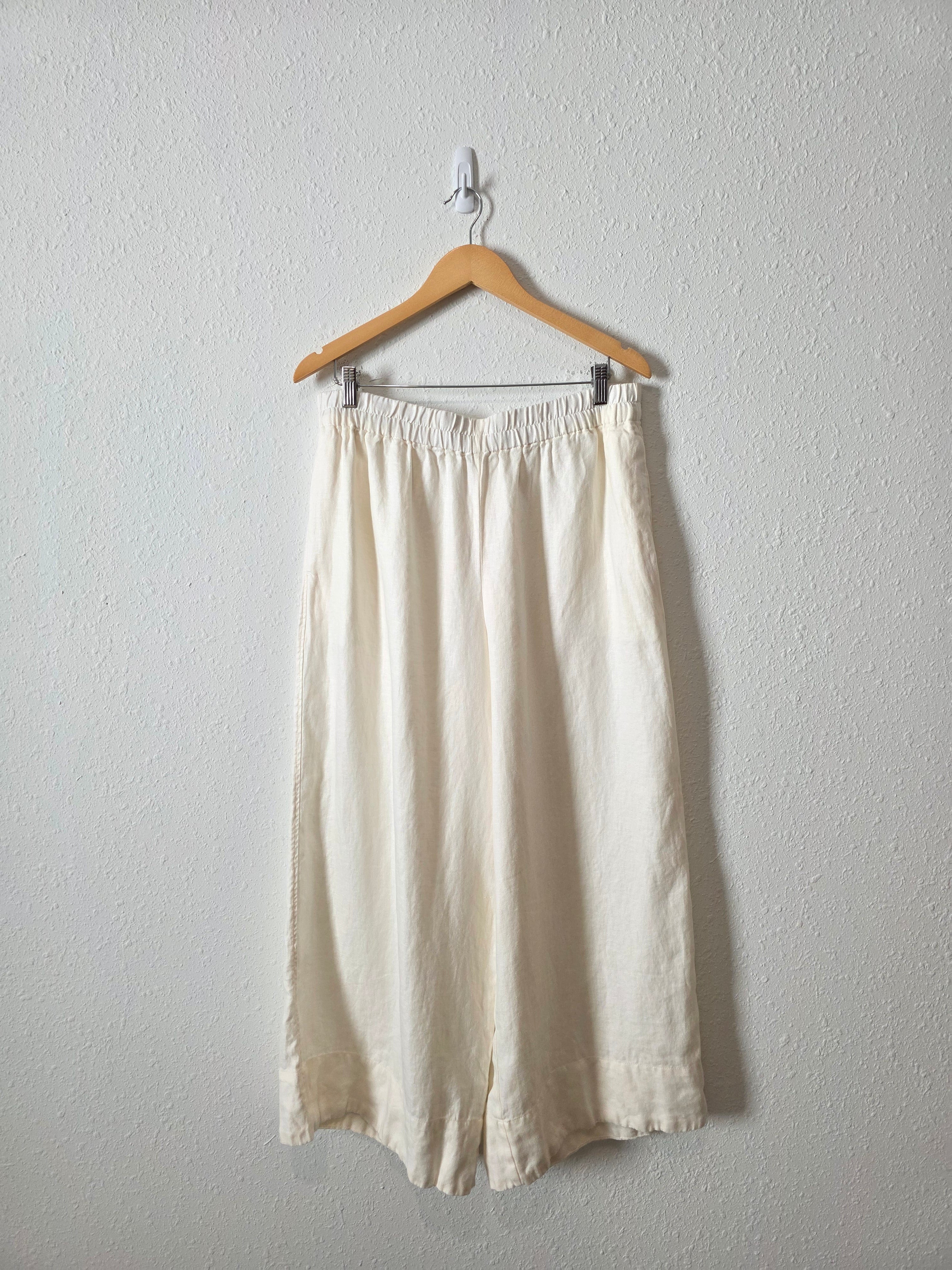 Banana Republic Linen Wide Leg Pants (L)