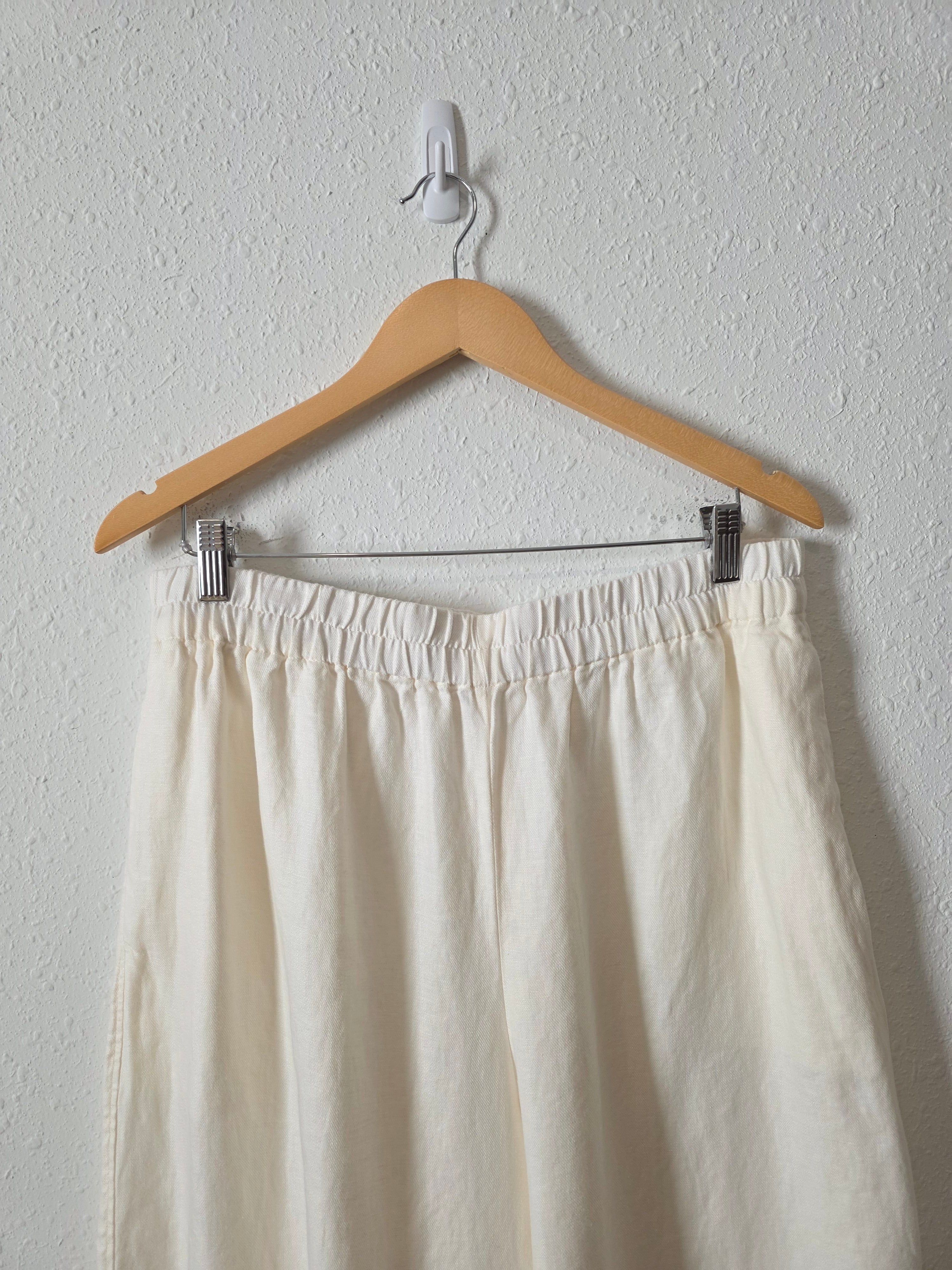Banana Republic Linen Wide Leg Pants (L)