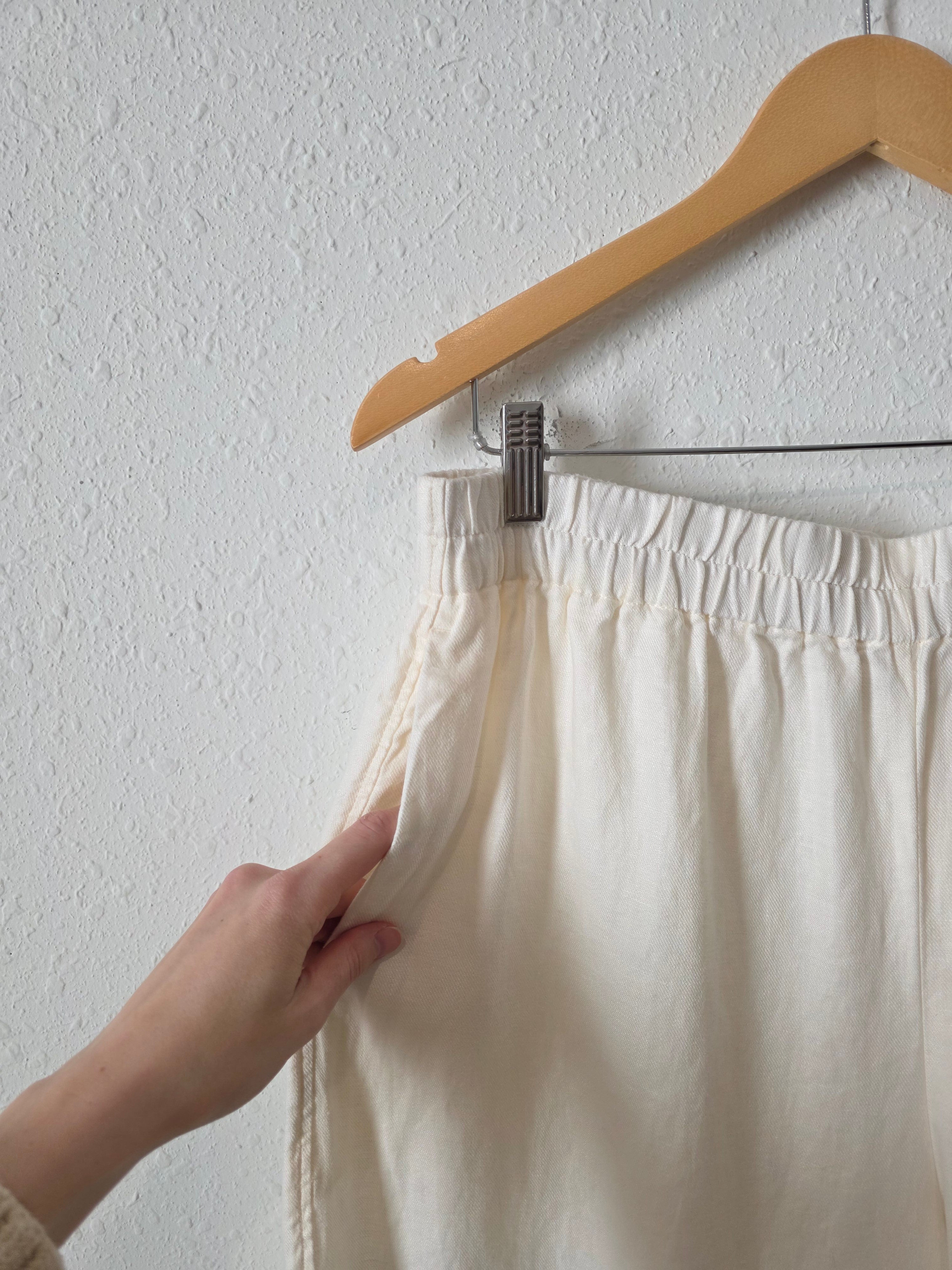 Banana Republic Linen Wide Leg Pants (L)