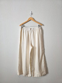 Banana Republic Linen Wide Leg Pants (L)