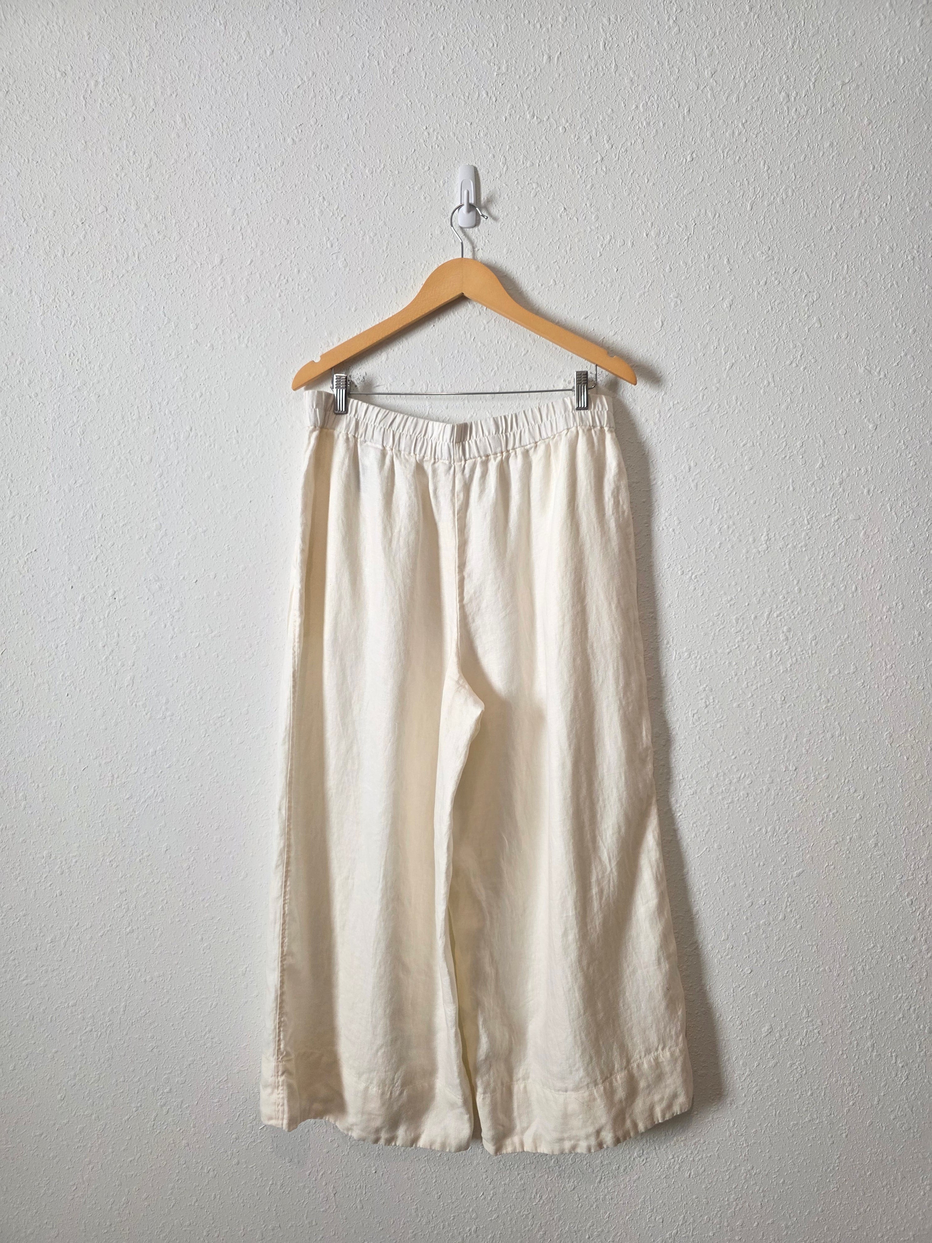 Banana Republic Linen Wide Leg Pants (L)