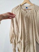 Dainty Floral Button Front Dress (XL tall)