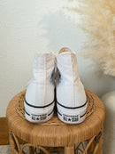Converse White Platform Sneakers (8.5)