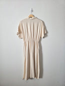 Frnch Linen Blend Midi Dress (M)