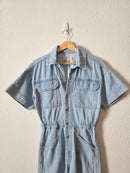 Free People Denim Jumpsuit (XS)