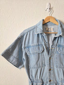 Free People Denim Jumpsuit (XS)