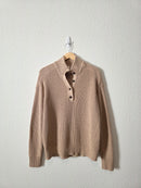 Pact Organic Cotton Henley Sweater (L)
