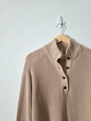 Pact Organic Cotton Henley Sweater (L)