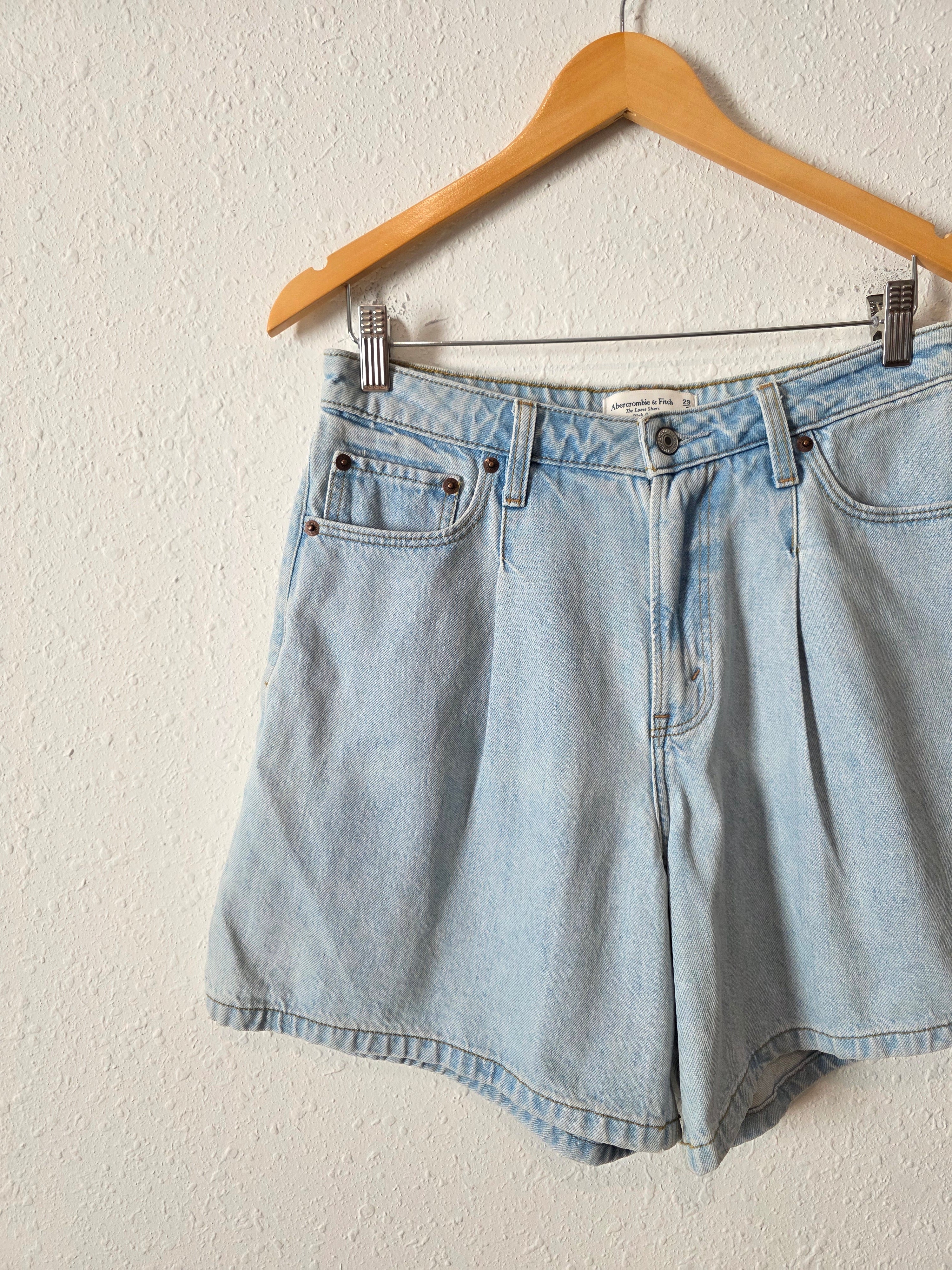 Abercrombie Loose Denim Shorts (29/8)