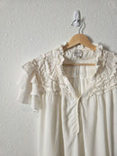 Maeve Ruffle Short Sleeve Blouse (S)