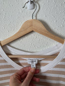 J.Crew Striped Cotton Tee (XL)