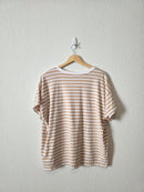 J.Crew Striped Cotton Tee (XL)