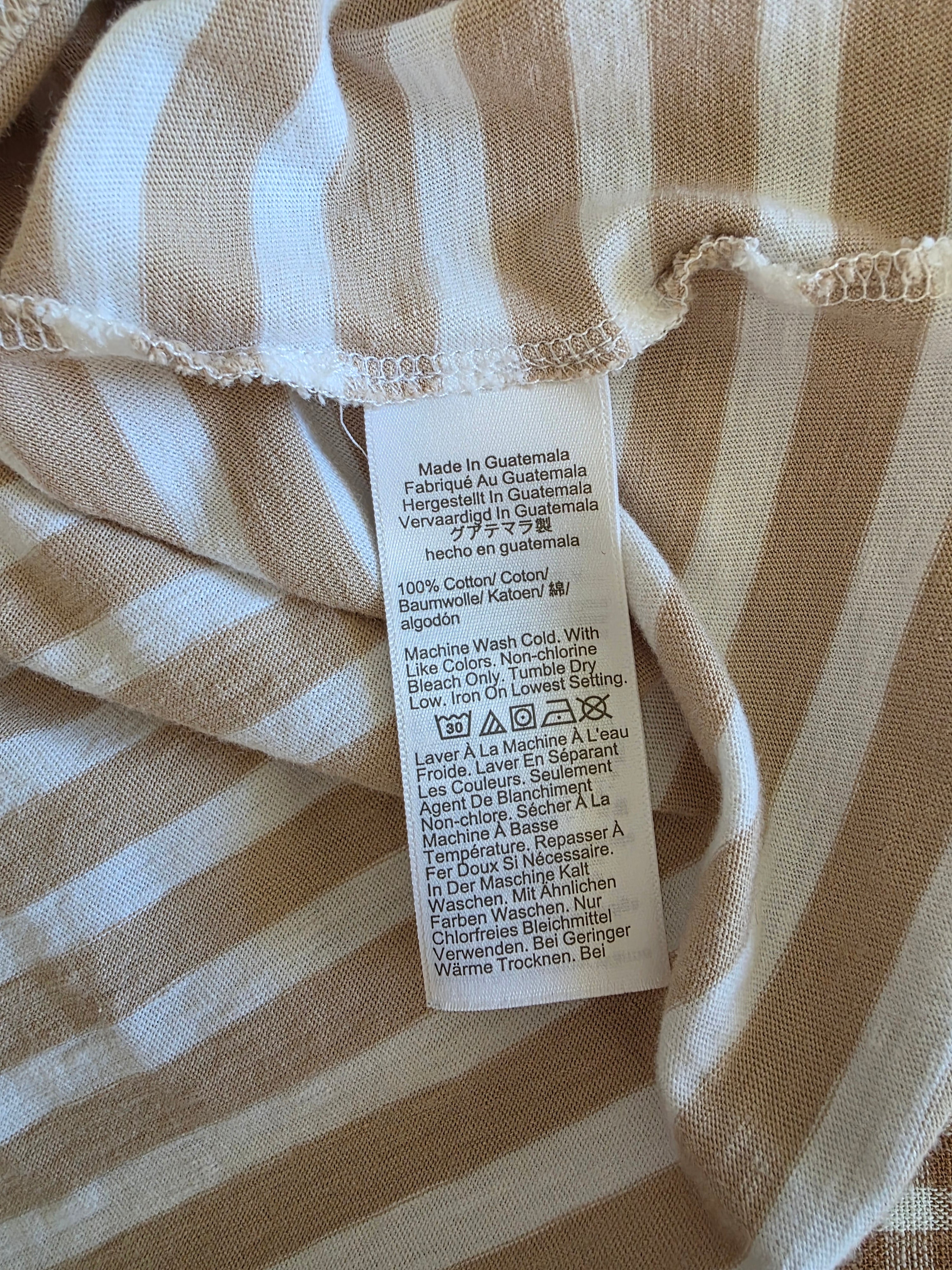 J.Crew Striped Cotton Tee (XL)